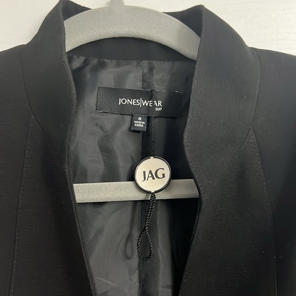 Jones Wear Women’s Black Blazer Size 8 NWOT - Picture 3 of 6